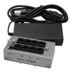 BTD-CAT5-P4J中跨/供电器套件，带48V直流70W电源的图片