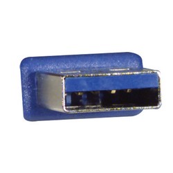 USB 3.0直角型线缆组件，上出线Micro-B/直通A型连接器，1米的图片