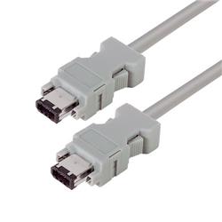 自锁型IEEE-1394火线线缆，1型公头 / 1型公头,2.0m的图片
