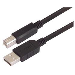 低烟无卤 USB A-B型线缆，0.3m的图片