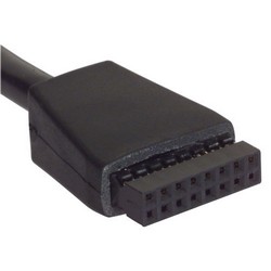 SVGA线缆套件，HD15公头/母头，带快速断开连接器和墙装面板，50英尺（15.2米）的图片