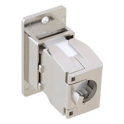 Panel Mount Category 5e Shielded Keystone Jack Tool-less w/ PoE+ Compliance的图片
