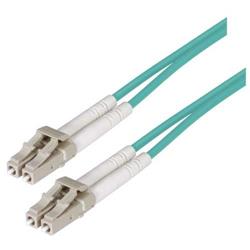 OM3 50/125 10G多模OFNR光缆，联夹双芯LC/联夹双芯LC，1米的图片