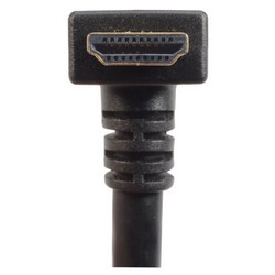 具有以太网功能的高速HDMI 线缆，公头/公头直角式向下出线，1.0m的图片