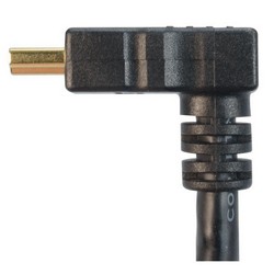 具有以太网功能的高速HDMI 线缆，公头/公头直角式向下出线，1.0m的图片