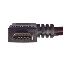 具有以太网功能的低烟无卤高速HDMI 线缆，公头/公头直角式向右出线，3.0m的图片