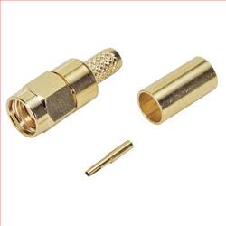 RP-SMA Plug Crimp for 200-Series Cable Gold的图片