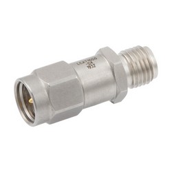 2W / 4dB 射频固定衰减器，SMA公头至SMA母头钝化不锈钢主体，最高工作频率为6 GHz的图片