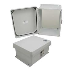 NEMA 4X防风雨外壳，10.0in/25.4cm x 8.0in/20.3cm x 5.0in/12.7cm，带备用非金属安装板，UL®认证的图片