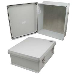 NEMA 4X防风雨外壳，16.0in/40.6cm x 14.0in/35.6cm x 6.0in/15.2cm，带备用铝制安装板，UL®认证的图片