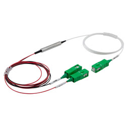 无源 PM CWDM，现场单元 (5.5mmx35mm) 桶形，1 通道，20nm 间距，(1391nm)，0.9mm，1M 电缆，带 SC/APC 连接器。的图片