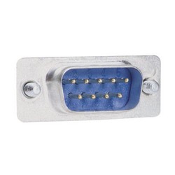 模块化适配器，DB9公头 / RJ45 (8x8)插座,开槽螺丝的图片