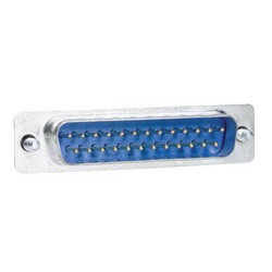 屏蔽式模块化适配器，DB25 公头 / RJ45 (8x8) 插座的图片