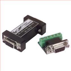 RS232转RS485/RS422接口转换器，DB9公头/DB9母头，端口供电的图片