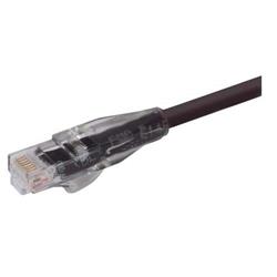 特优型超 5 类 RJ45/RJ45 模制级以太网跳线黑色100ft / 30.5m的图片