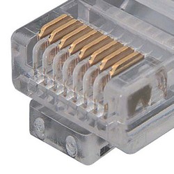 双屏蔽26AWG多股超5类RJ45/RJ45跳线，100英尺（30.5米）的图片