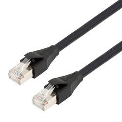 超六类双屏蔽高柔性拖链级以太网线缆， RJ45 / RJ45， 3M的图片