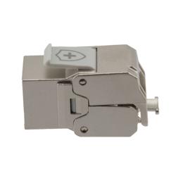 6类抗菌型RJ45 Keystone插座，屏蔽的图片