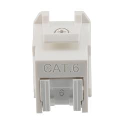 6类抗菌型RJ45 Keystone插座，无屏蔽的图片