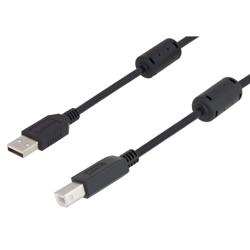 USB 2.0线缆，A型公头/B型公头，带磁环，1.5米的图片
