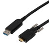 USB 3.0有源光缆(AOC)，A公至C公带锁紧螺丝，拖链，5米的图片