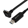 USB 3.0有源光缆(AOC)，A公至直角Micro B公带锁紧螺丝，拖链，5米的图片