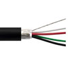 USB2.0散装线缆，28/24AWG，户外级抗紫外线FT4阻燃等级UL CM PVC护套，黑，100英尺（30.5米）的图片