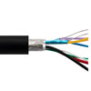 超高速USB3.1散装线缆，32/26AWG，VW-1阻燃等级UL2725 PVC护套，黑，100英尺（30.5米）的图片