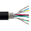 超高速USB3.0散装线缆，28/26/22AWG，高柔性拖链级VW-1阻燃等级UL20276 PVC护套，黑，100英尺（30.5米）的图片