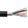 超高速USB3.0散装线缆，30/24AWG，户外级抗紫外线VW-1阻燃等级UL20276 PVC护套，黑，100英尺（30.5米）的图片