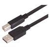 USB2.0 特优型线缆组件, A 型公头 / B 型公头, 5.0m, 黑色的图片