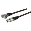 XLR Pro音频线缆，XLR公头直角式/XLR母头，1.0ft/0.3m的图片