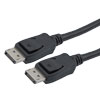 DisplayPort数字音视频线缆组件，支持DisplayPort 2.0规定的16K与HDR，公头/公头，PVC护套，黑，1米的图片