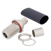 适用于LMR-400，LMR-400-DB，LMR-400-FR和400系列电缆的N穿壁式母接头压接/非焊接触头连接的图片