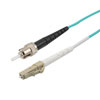 LC/ST 10GB激光优化多模单工光纤跳线，LSZH，OM3，3米的图片