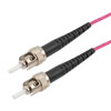 ST/ST 50/125多模40/100GB单工光纤跳线，LSZH，OM4，5米的图片