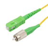 FC/APC至SC/APC 9/125单模单工光纤跳线，LSZH，OS2，3米的图片