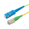 FC/APC至SC/UPC 9/125单模单工光纤跳线，LSZH，OS2，10米的图片