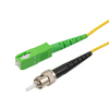 SC/APC至ST/UPC 9/125单模单工光纤跳线，LSZH，OS2，3米的图片