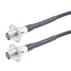 光纤室外跳线，4 芯 MMF(OM3)，4 芯 AARC(Socket) 到 4 芯 AARC(Socket)，带铠装 7.0mm LSZH 护套，1M的图片