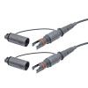 室外光纤跳线，单工 SMF(G.657.A2)，Mini-IP SC/APC 到 Mini-IP SC/APC，带 5.0mm LSZH 护套，5M的图片
