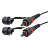 IP68 ODVA 兼容 MPO APC 公头到 IP68 ODVA 兼容 MPO APC 公头，12 芯光纤，SM OS2 5mm LSZH 户外级，30M 光缆组件的图片