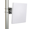 2.4GHz~2.5GHz/5.1GHz~7.2GHz 6/6dBi WiFi 6e 4×4双极化MIMO户外平板天线，4个1米长RG58同轴尾线带N型公头连接器的图片