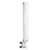 617MHz-4200MHz 3~5dBi 5G MIMO全向户外级天线，2个1英尺（0.3米）长RG58同轴尾线带N型母头连接器的图片