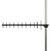 880MHz~960MHz 13dBi八木天线，N型母头连接器，36英寸长 LMR400同轴尾线，N型母头连接器，极化方式可调节，满焊式专业级铝制振子的图片
