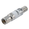4 dB固定衰减器75 Ohm F公到F母黄铜三金属主体，额定功率为2瓦，最高频率：3 GHz的图片