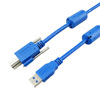 USB 3.0线缆，A型/带翼形螺丝B型，带铁氧体，1.5米的图片