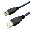 高柔性拖链级USB2.0线缆组件，A型公头-A型公头， 26/20AWG，耐热柔软性PVC外皮，3米的图片