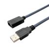 高柔性拖链级USB2.0线缆组件，A型公头-A型母头， 26/20AWG，耐热柔软性PVC外皮，3米的图片