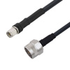 3英尺长低损耗SMA 公头至 N  公头电缆组件.使用Times Microwave公司的 LMR-240-DB 型号同轴电缆的图片